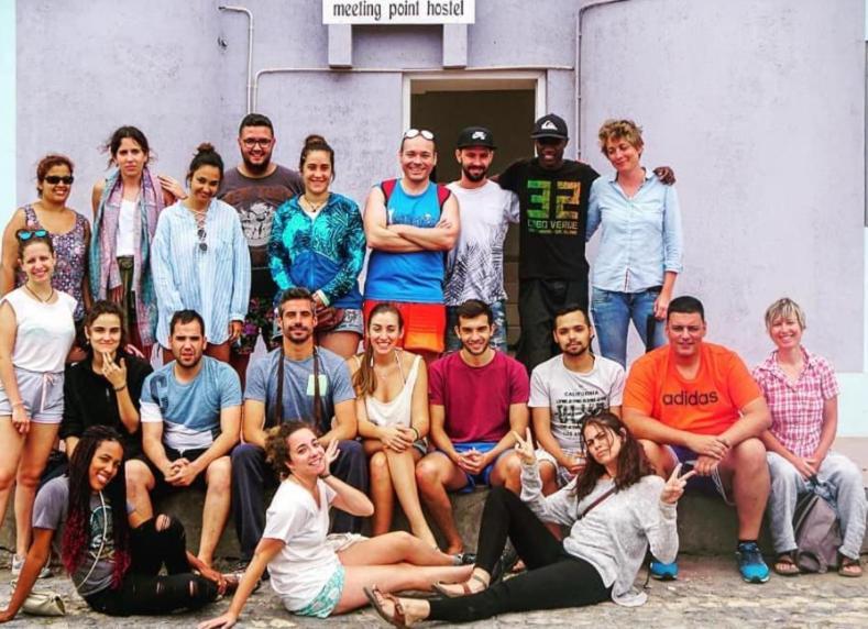 No Cash Accepted-Meeting Point Hostel- Praia, Also In Tarrafal & Fogo Bagian luar foto